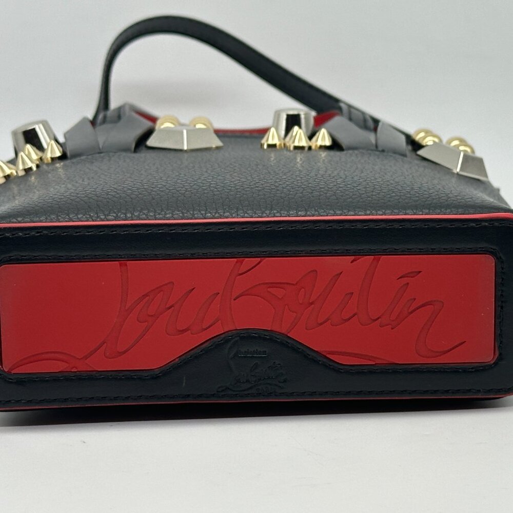 Christian Louboutin Black and Gold Crossbody Bag - Picture 9 of 16